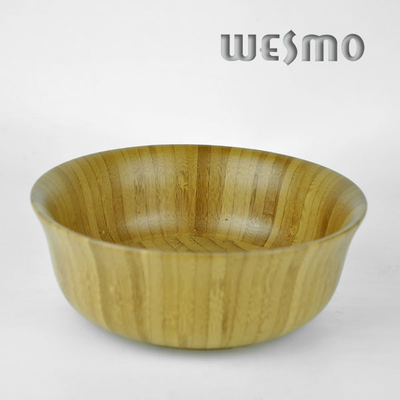 Eco Friendly Bamboo Salad Bowl, Natural Bamboo Kitchen Accessories
