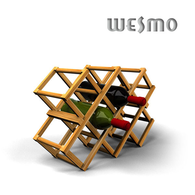 Personalized Decorative Bamboo Environmentally Friendly Wine Rack
