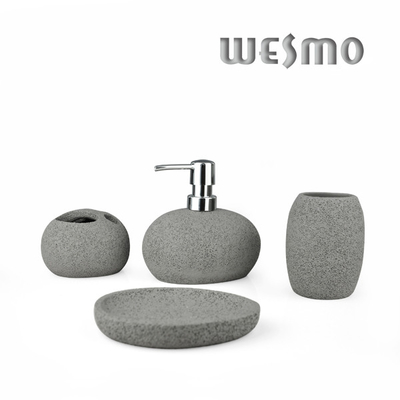 WBP0237A  4 Piece Polyresin Bathroom Set