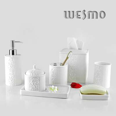 WBC0591A, Ceramic Bathroom Accessories Set